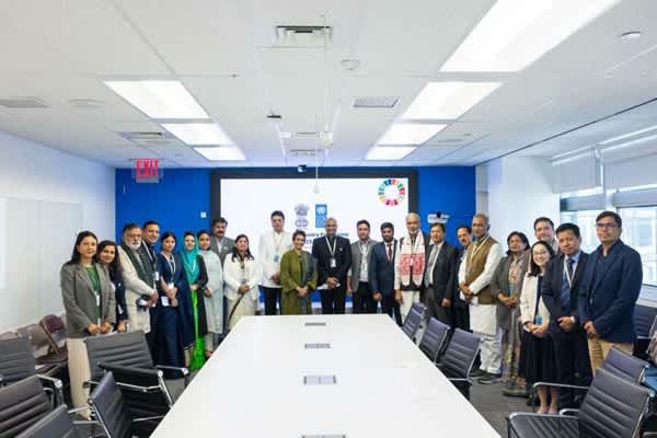 Biplab Deb discusses India's Viksit Bharat 2047 roadmap at UN