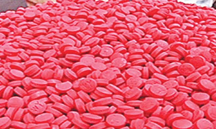 Assam Rifles seizes  2.60 lakh Yaba tablets
