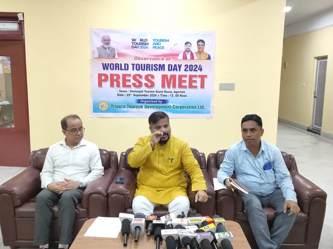 World Tourism Day to be celebrated in Tripura on Sep 27