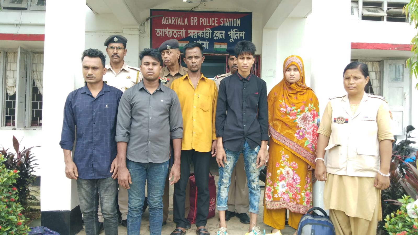 Agartala Railway Police Arrest Five Individuals at Railway Station