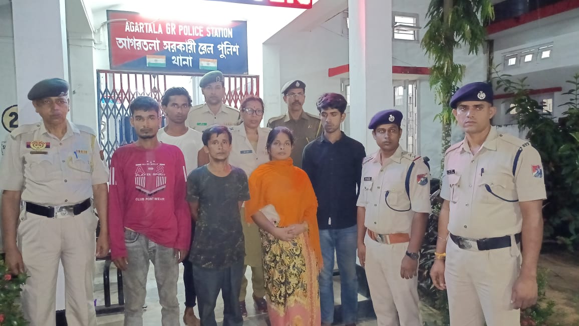 Five Individuals Detained for Illegal Entry in Tripura