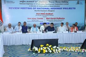 Gadkari reviews 16 NH projects in Tripura, approves Rs.2,800 cr for 8 projects