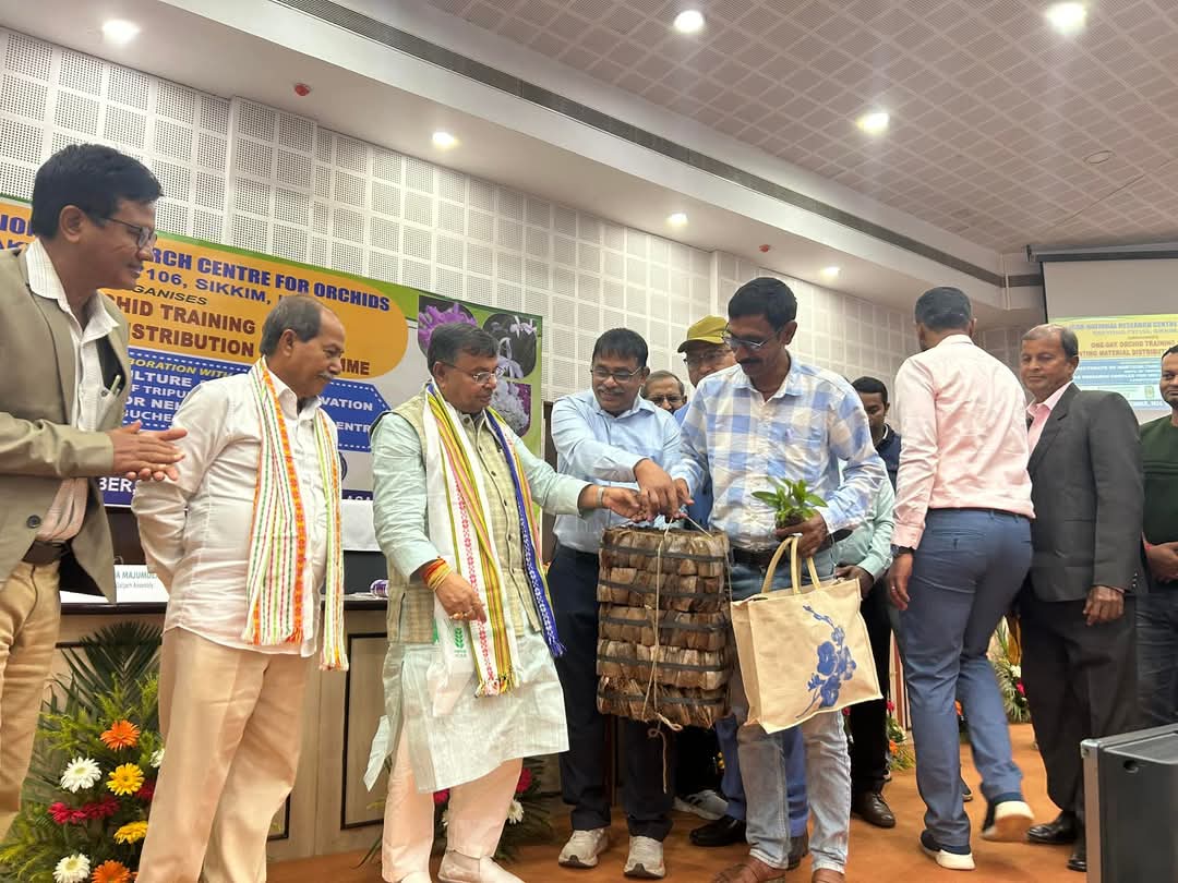Tripura aims to achieve self-sufficiency in Orchid Cultivation
