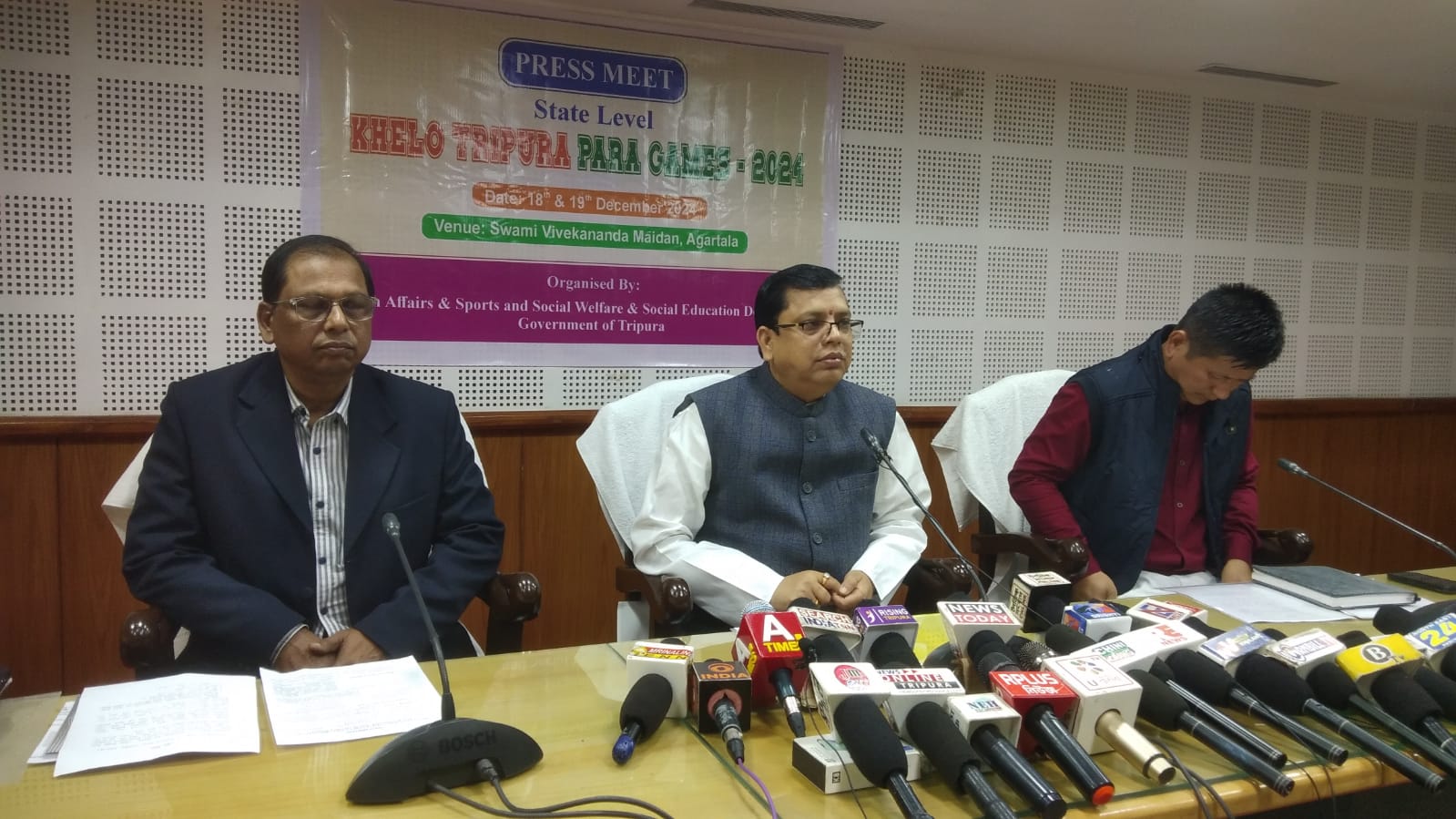 Khelo Tripura Para Grames to begin from Dec 18 at Agartala Swami Vivekananda Ground