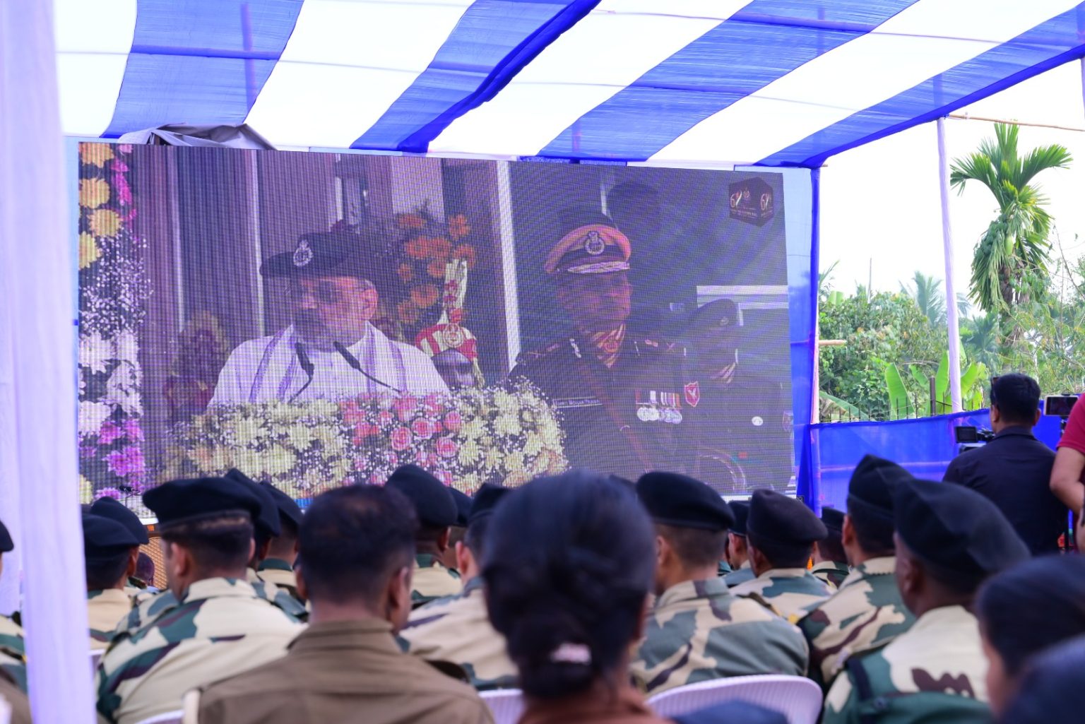 Union Home Minister inaugurated New BSF accommodations at Petrapole and Agartala