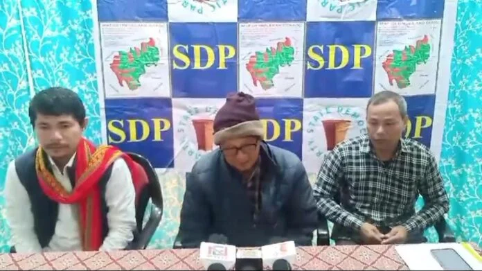 SDP Stages Sit-In Protest in Delhi Demanding Separate State