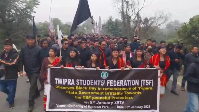 TSF commemorates Black Day in protest against the 2019 police firing incident