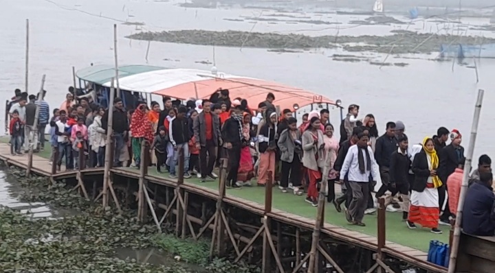 Long queues at the ticket counter indicate a surge in tourist interest