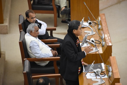 Congress MLA Gopal Roy Creates Ruckus Demanding Extension of Winter Session in Tripura Assembly
