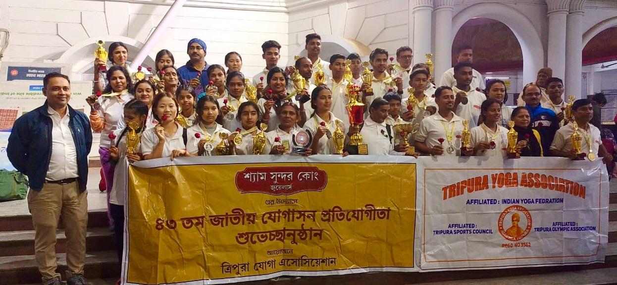 Shyam Sundar Co. Jewelers welcomed Tripura Yoga team