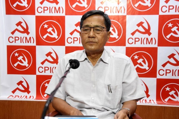 Leader of Opposition Jitendra Chaudhury accused BJP  for destruction of CPI(M) propaganda materials
