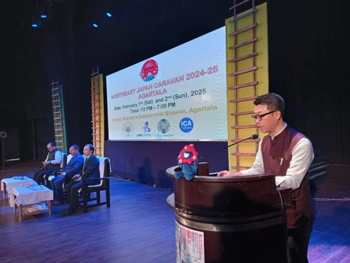 2-day long North East Japan Caravian begins at Agartala