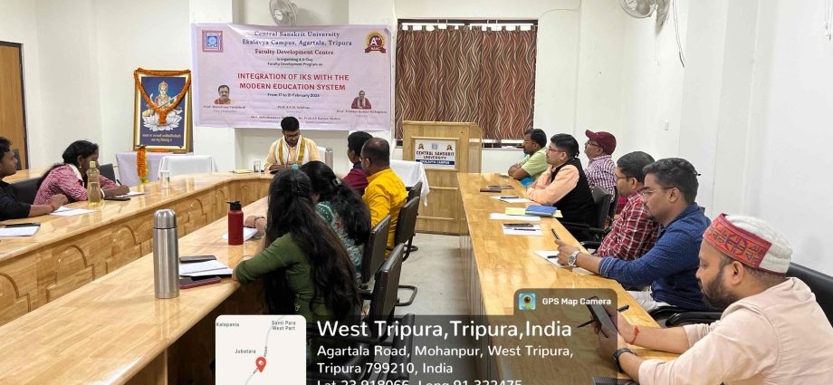 Central Sanskrit University's Ekalavya Campus hosted a seven-day workshop