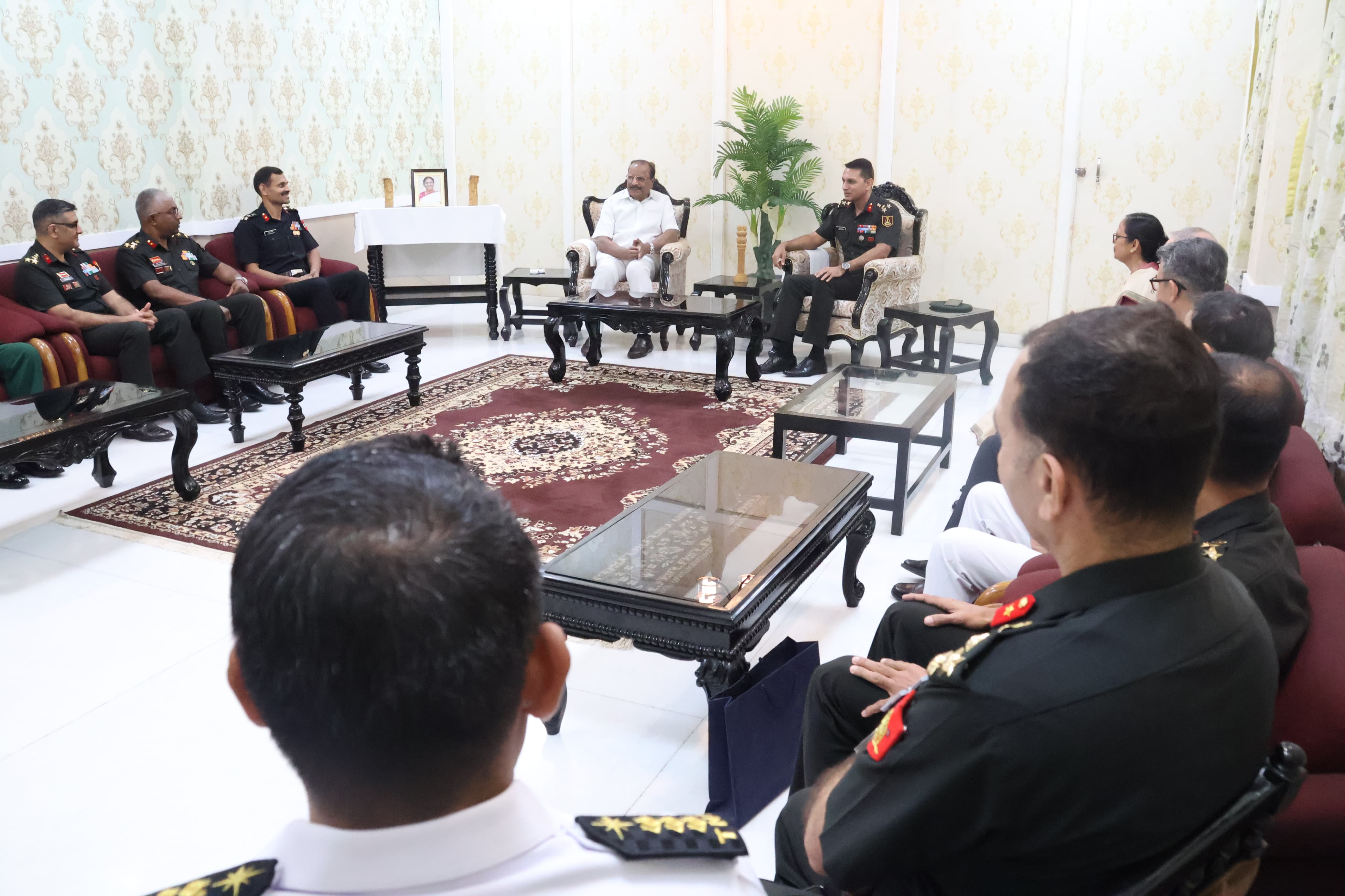 National Defence College team visits Tripura Governor