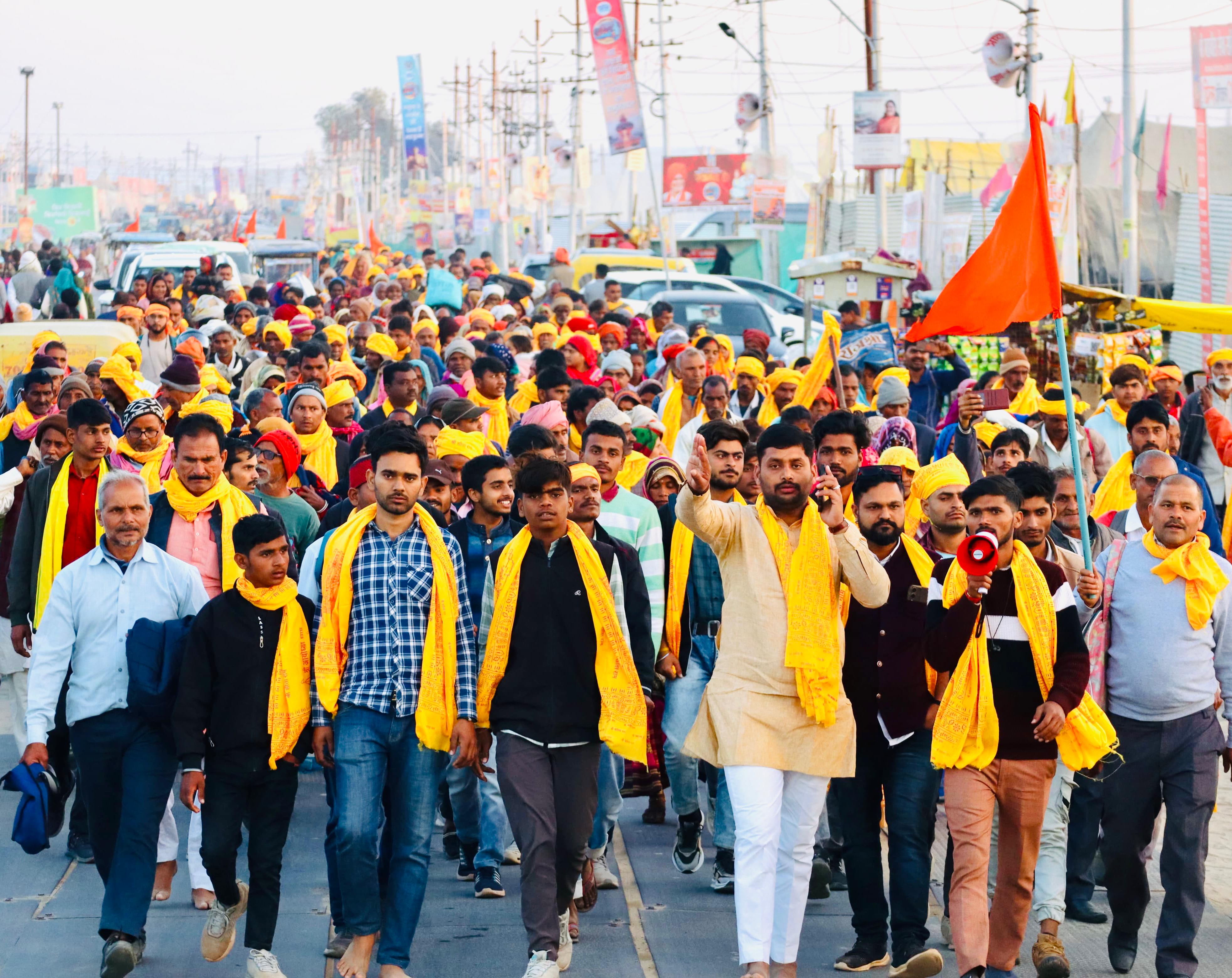 Ramkaj Samanthan Mauganj organizes ‘Samrasata Snan Yatra’