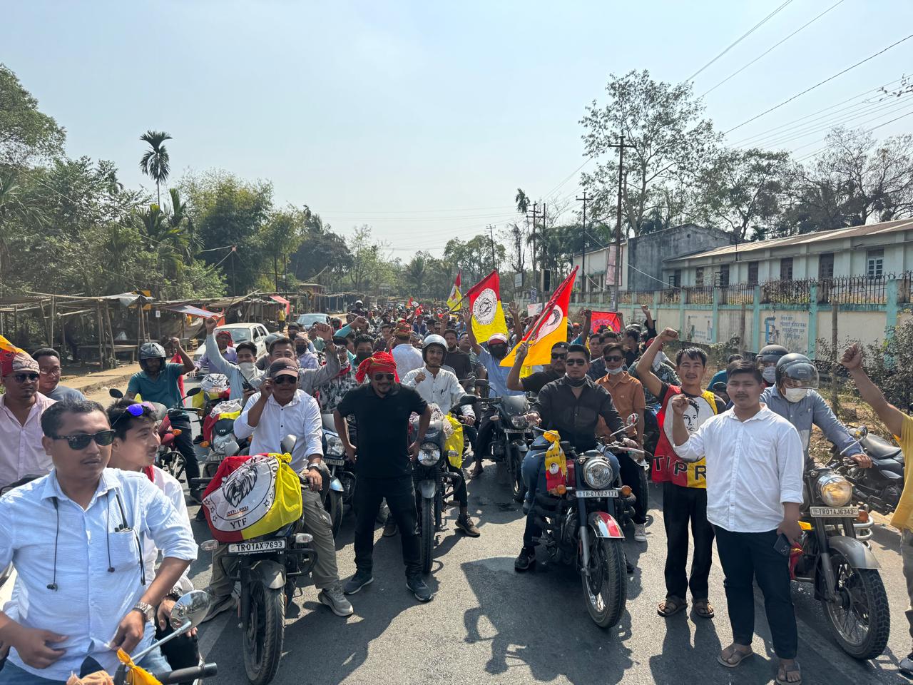 YTF Organizes Bike Rally to Demand Separate Tribal State