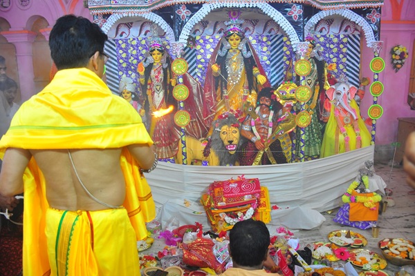 Durga Bari observes Basanti Puja with rituals
