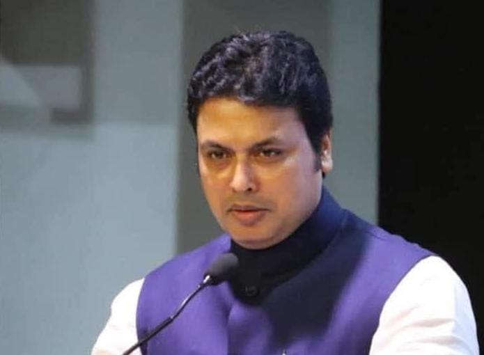 Biplab Kumar Deb Highlights Education Reforms in Tripura