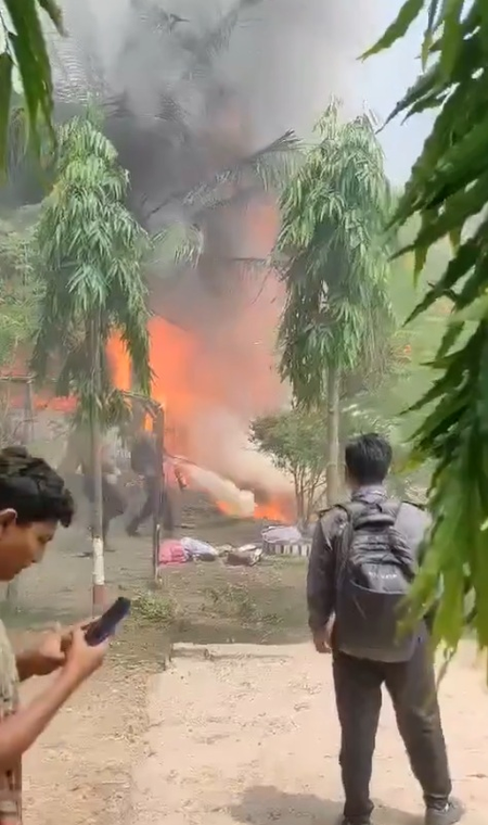 Bangladesh Air Force Jet Crashes into Dhaka School Building; One Dead, Several Injured
