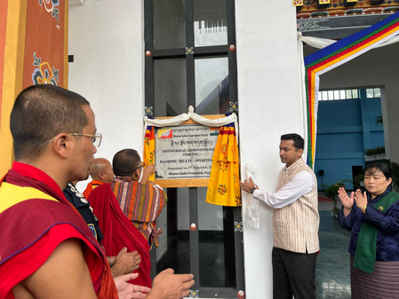 India, Bhutan Inaugurate Tsirang Multi-Sports Hall