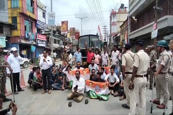 Congress-called bandh in Kailashahar turns violent, unruly