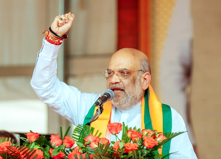 Amit Shah attends Bastar Dussehra, credits ₹607 Cr to women