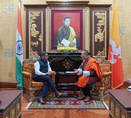 FS Vikram Misri, Bhutan PM Discuss Trade &amp; Connectivity