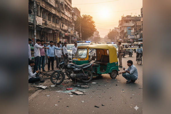 Seven Injured, Two Critical in Udaipur Road Mishap