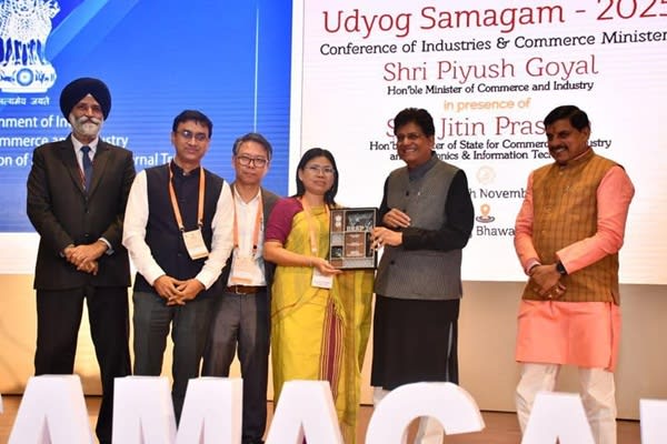 Tripura named top achiever in business reforms at Udyog Samagam