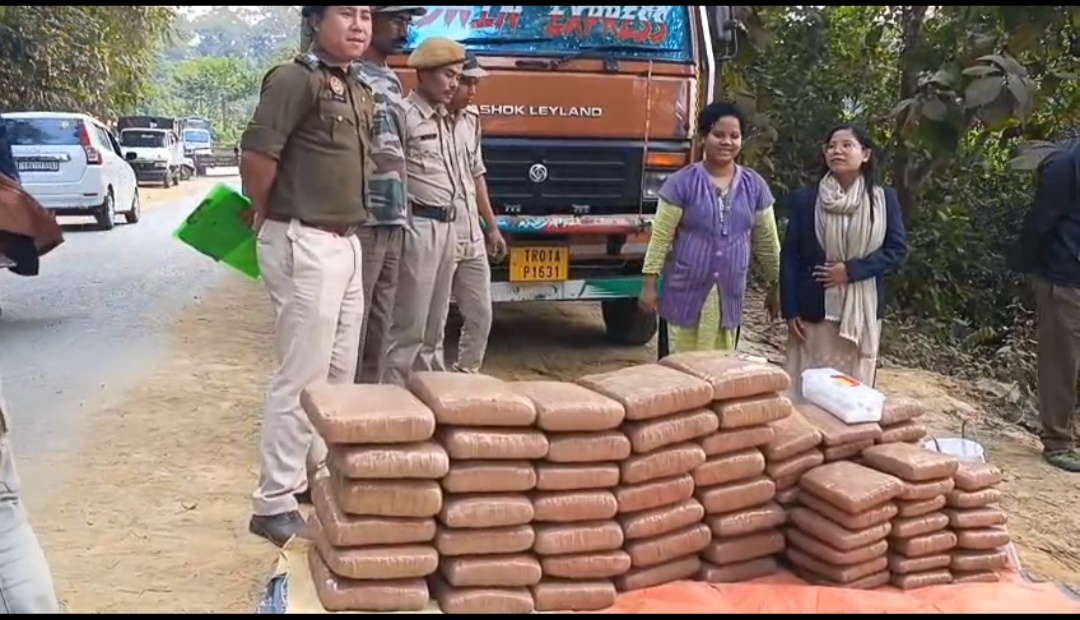 Police Seize 150 Kg Dry Cannabis at Ambassa Checkpoint
