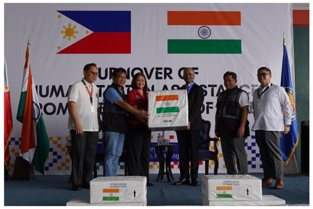 India Hands Over 30 Tonnes of Humanitarian Aid to Philippines After Super Typhoon