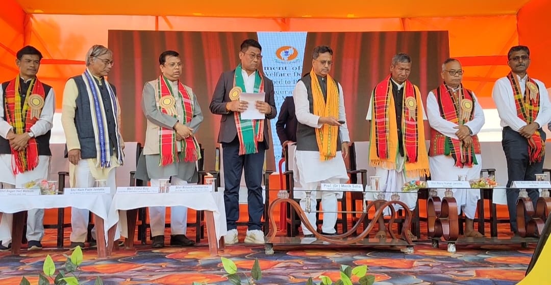 Dr Manik Saha launches multi-crore projects in Killa