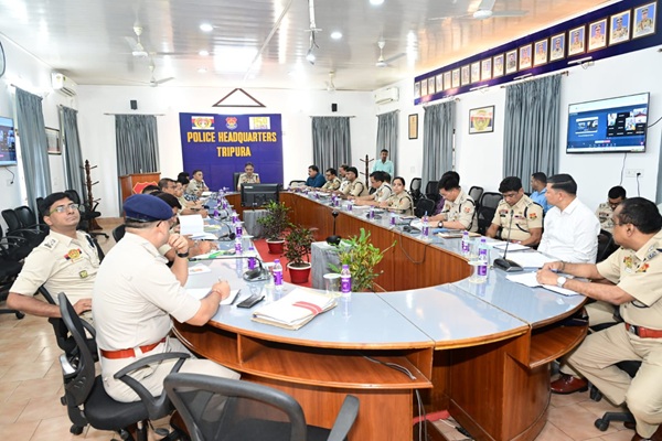 Tripura DGP reviews security ahead of key polls