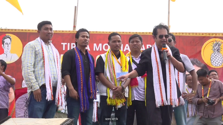 TMP Retains TTAADC with Big Majority in Tripura