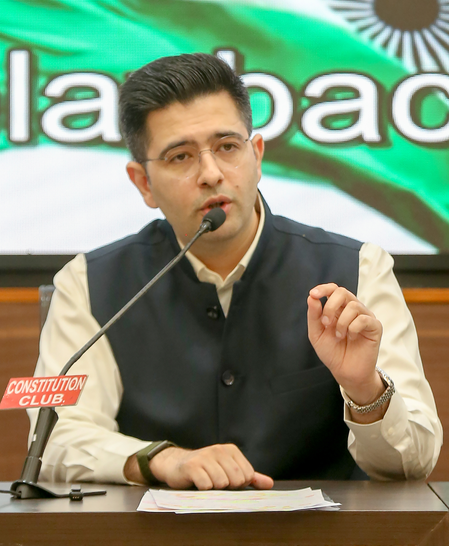 AAP Hit by Major Exodus as Raghav Chadha, MPs Join BJP