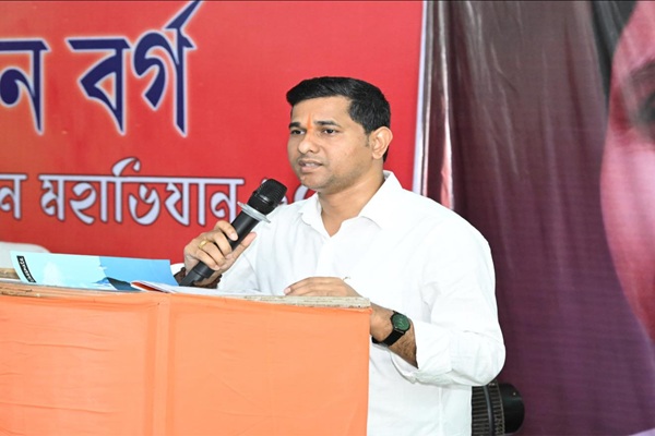 Sudhangshu Das Stresses Antyodaya at BJP Camp