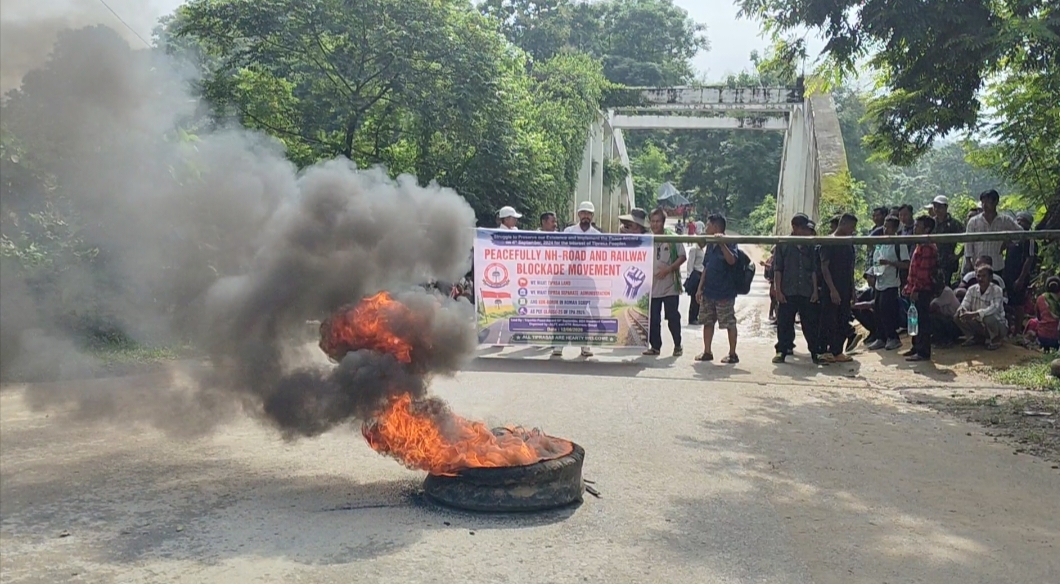 72-hour road, rail blockade begins across Tripura