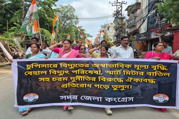 Congress Protests Tariff Hike, Smart Meters and Power Sector Mismanagement