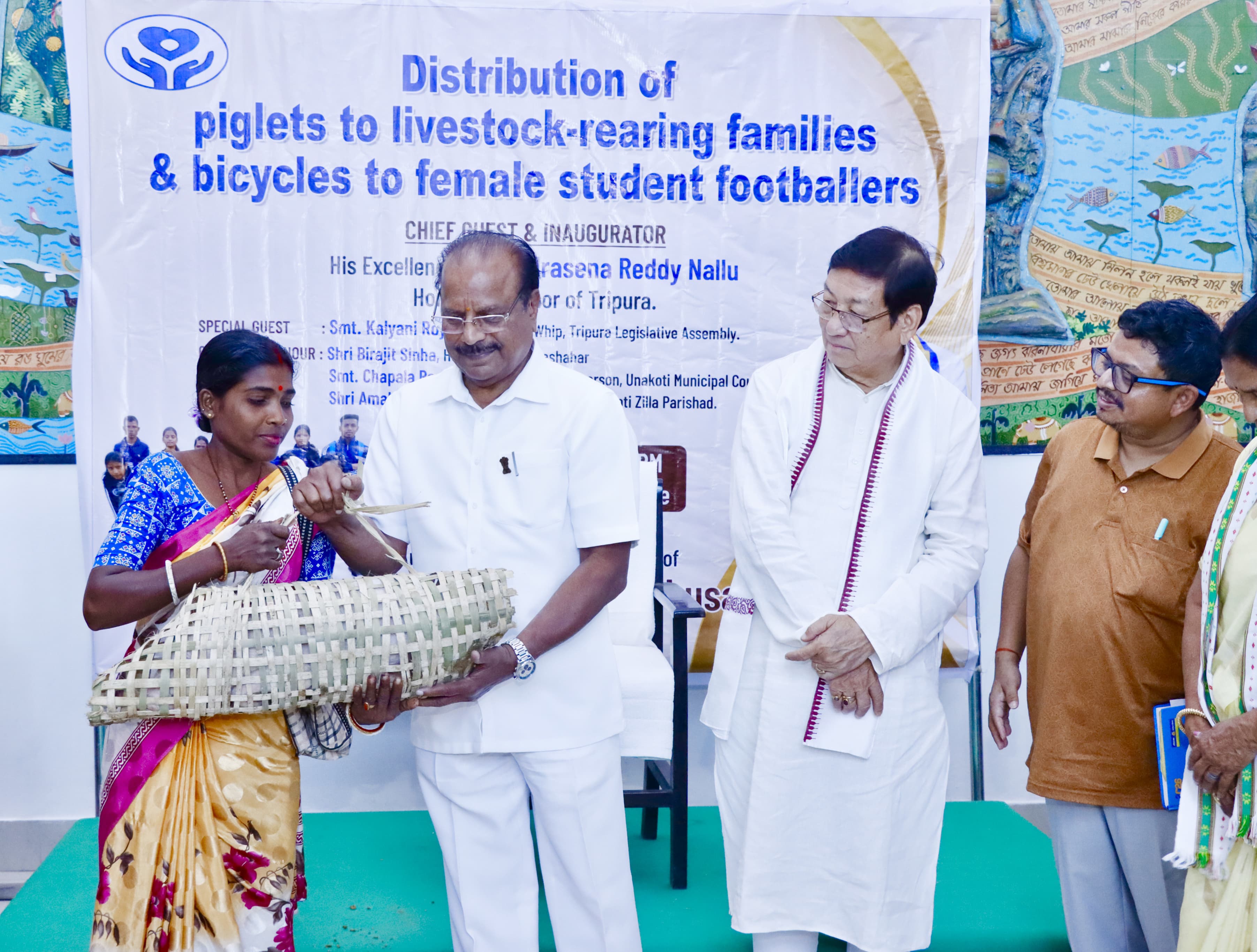 Governor Inaugurates Livelihood and Sports Support Programme in Tripura