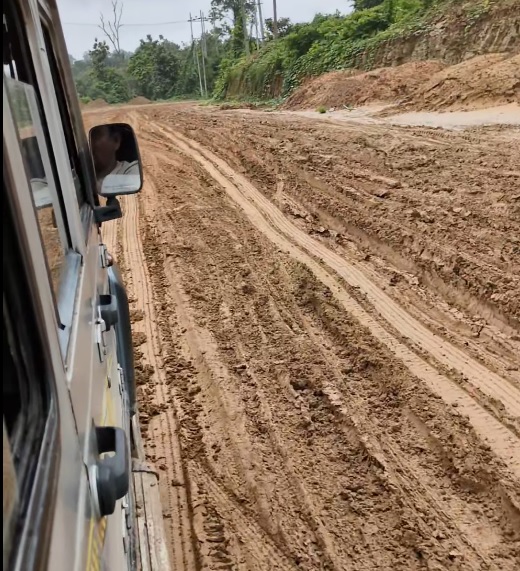 Rain Ravages NH-108B, Traffic Severely Disrupted