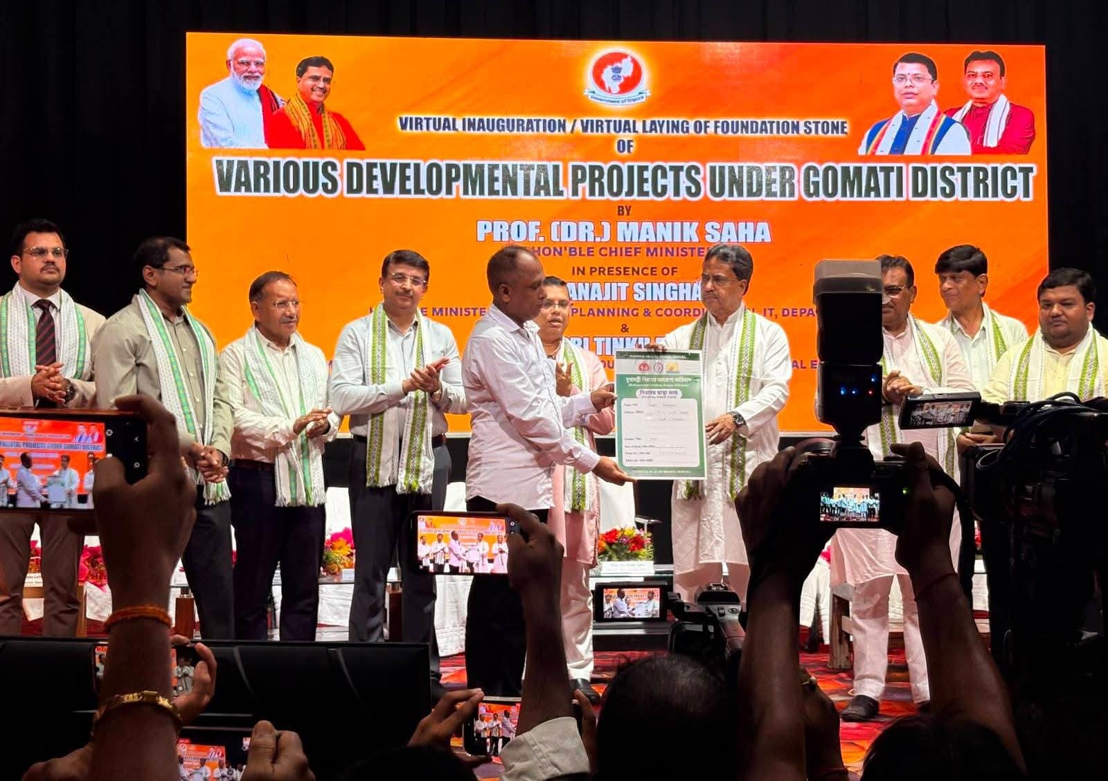 Tripura launches MMNAA Phase-II