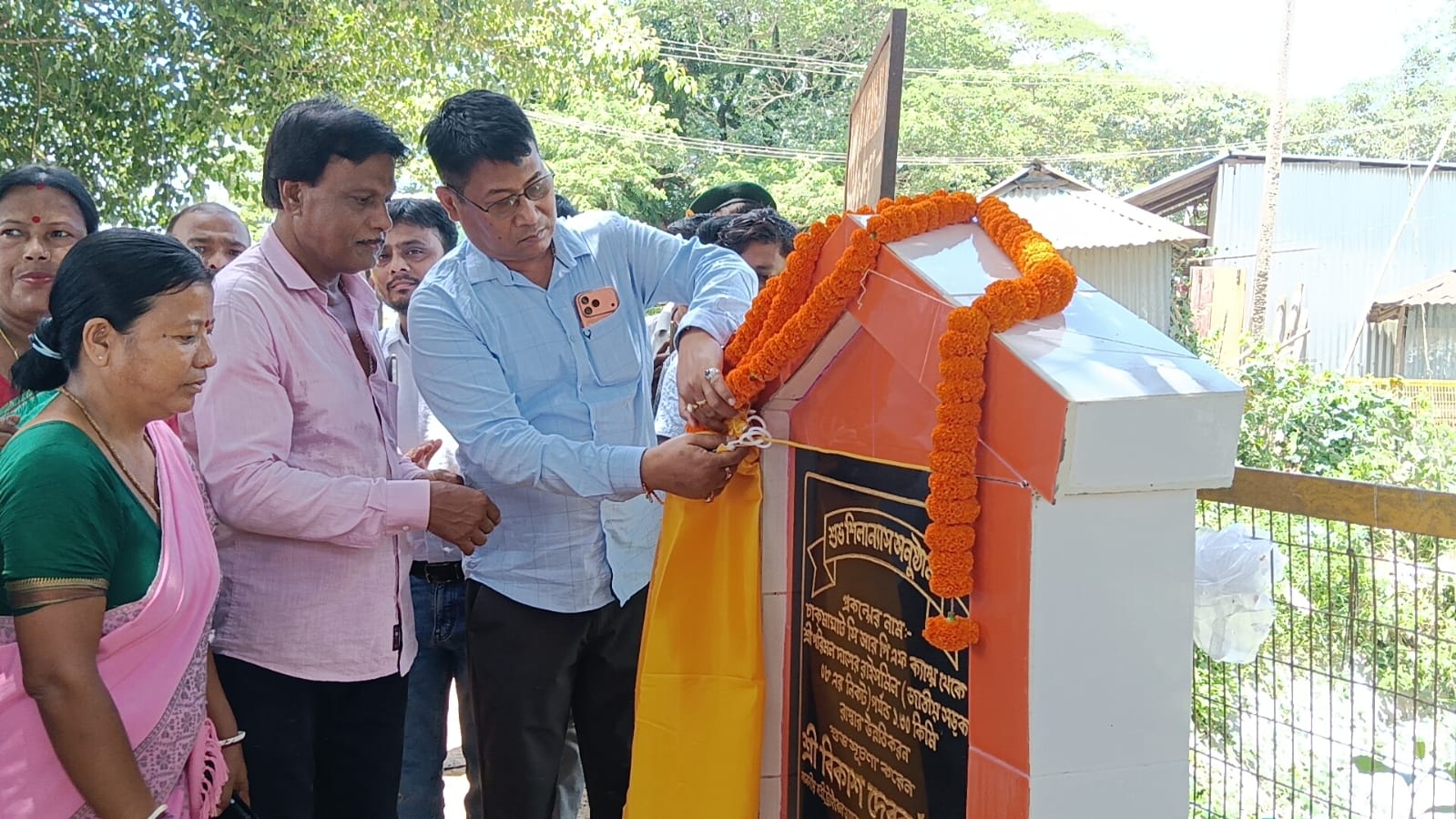 Tripura Minister lays foundation for key rural road project in Teliamura