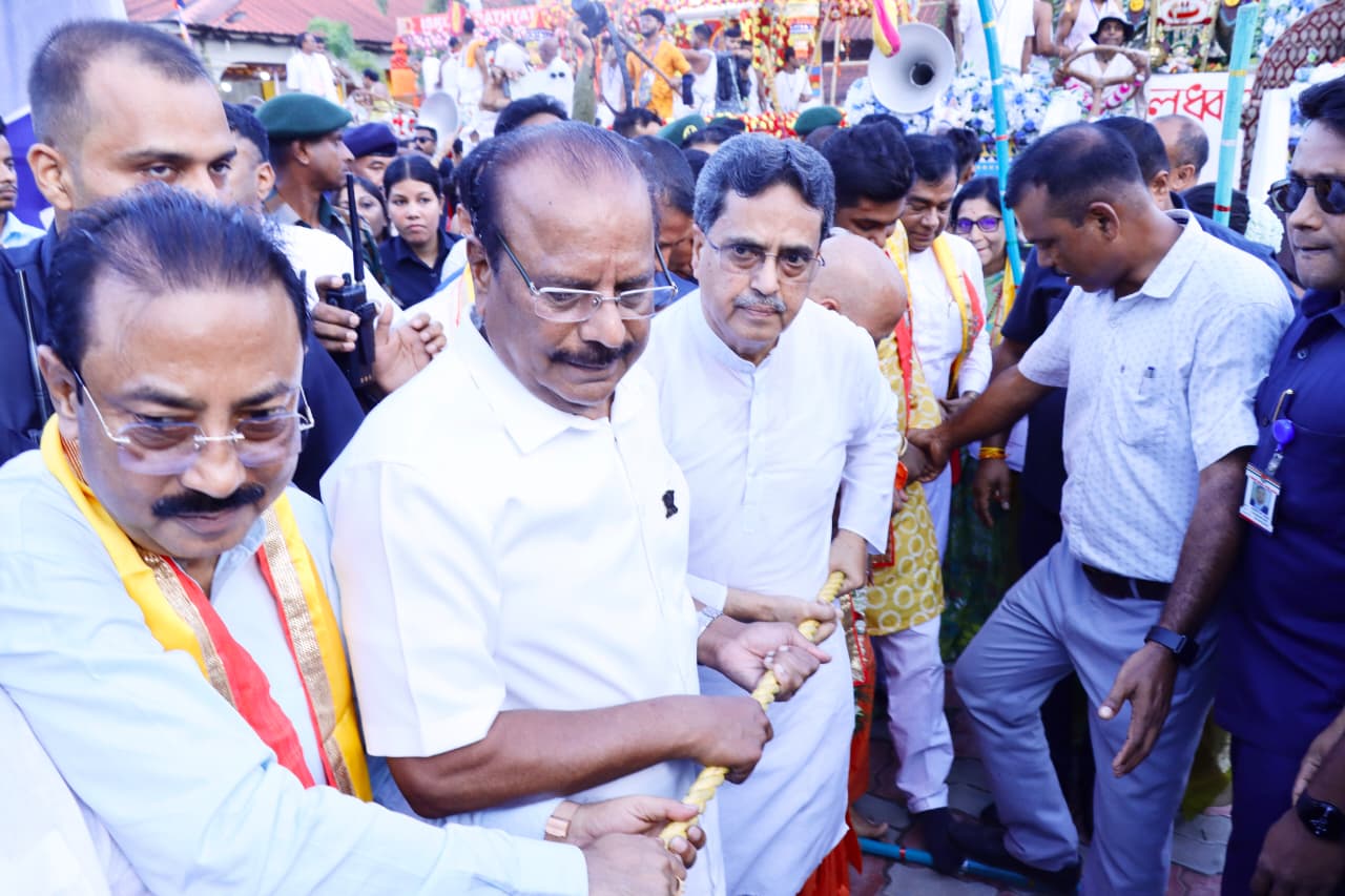 Tripura Governor Inaugurates ISKCON Rath Yatra