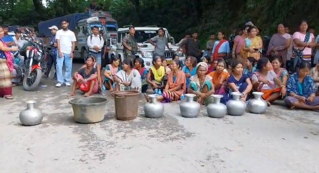 Villagers Block Assam-Agartala Highway Over Water Crisis