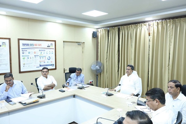 CM Manik Saha Reviews Power, Smart City and Road Projects
