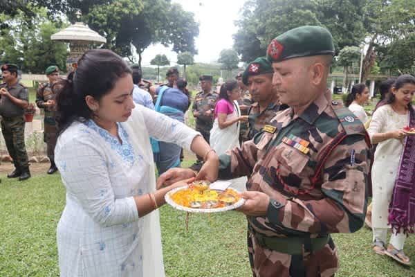 Assam Rifles Celebrates Rakhi With Schoolchildren