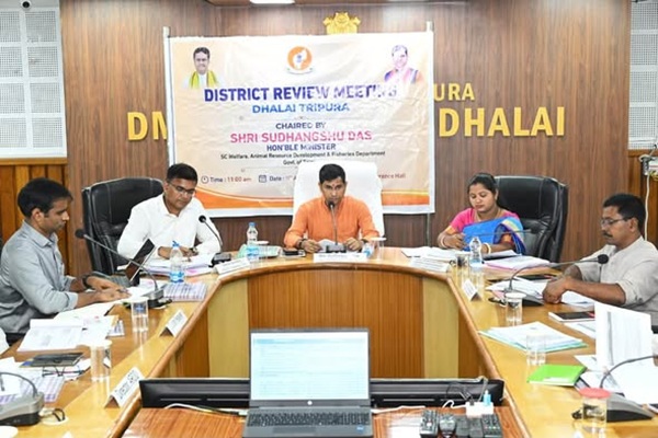 Sudhangshu Das Reviews Welfare Schemes in Dhalai