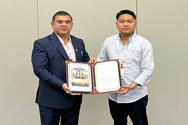Tripura MLA represents India at NCSL Summit