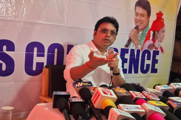 Biplab Deb raises 57 Tripura issues in Parliament