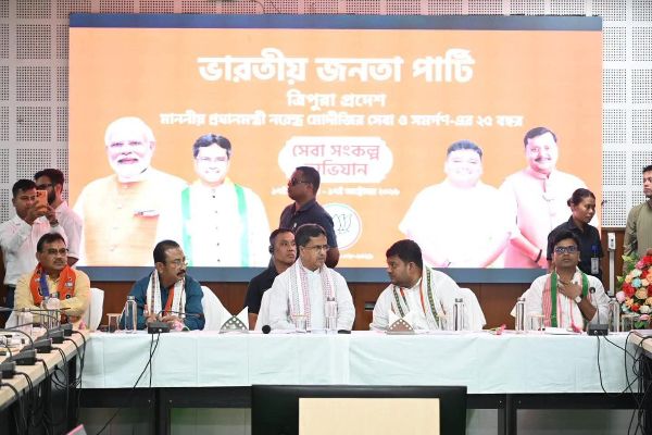 Tripura to Hold Month-Long Seva Sankalp Abhiyan from Sept 17